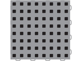 WeatherTech TechFloor - 3in X 12in Tiles(Right Loop) - Grey/Black **Order in Qtys of 10