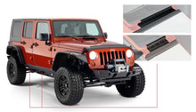 Cargar imagen en el visor de la galería, Bushwacker 07-18 Jeep Wrangler Unlimited Trail Armor Panel basculante y cubierta de placa de umbral - Negro