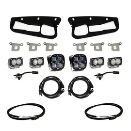 Baja Designs 2021+ Ford Bronco Clear SAE Fog Pocket Kit con mejora