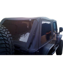 Cargar imagen en el visor de la galería, Rampage 2004-2006 Jeep Wrangler(TJ) LJ Unlimited Frameless Soft Top Kit - Black Diamond