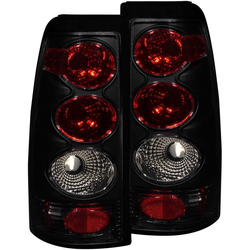 ANZO 1999-2002 Chevrolet Silverado 1500 Luces traseras ahumadas oscuras