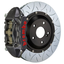 Cargar imagen en el visor de la galería, Brembo 11-12 1M Rear GTS BBK 4 Piston Cast 380x28 2pc Rotor Slotted Type-3-Black HA