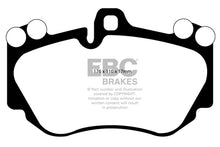 Cargar imagen en el visor de la galería, EBC 05-07 Porsche Cayenne 4.5 (380mm Rotors) Extra Duty Front Brake Pads