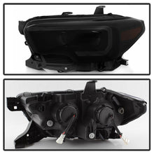 Cargar imagen en el visor de la galería, xTune 16-18 Toyota Tacoma SR/SR5 DRL Proj Headlights w/Turn Signal - Blk Smk (PRO-JH-TTA16-SR-BSM)