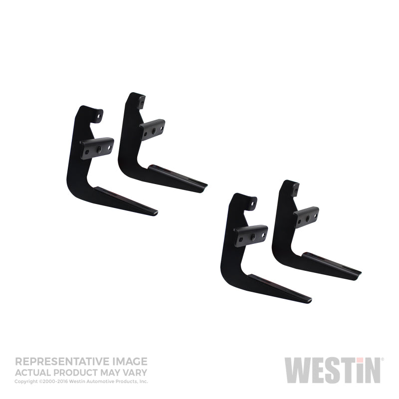 Westin 2002-2005 Ford/Mercury Explorer/Mountaineer 4dr (Excl Sport) Kit de montaje para estribo, color negro
