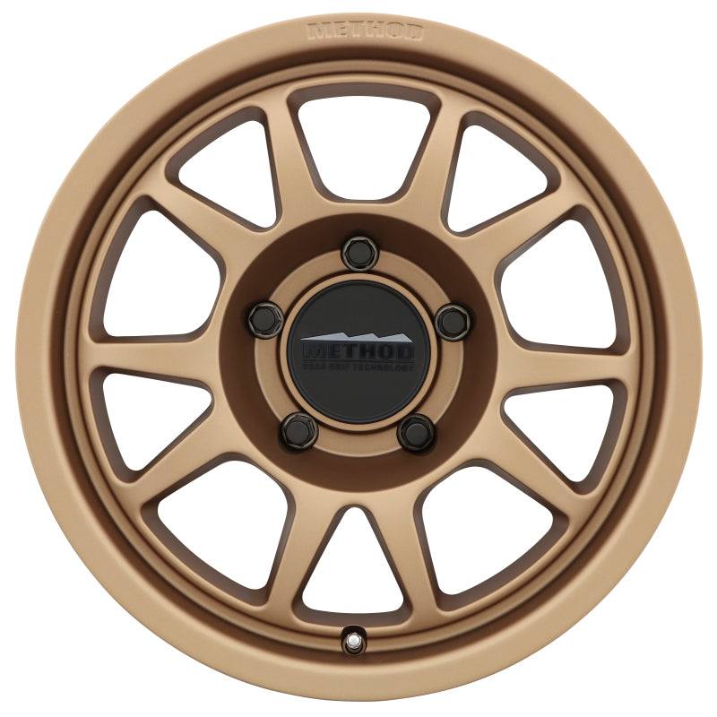 Método MR702 17x8,5 0 mm Offset 5x5 71,5 mm CB Método Rueda de bronce