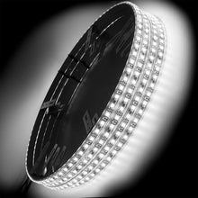 Cargar imagen en el visor de la galería, Oracle LED Illuminated Wheel Rings - Double LED - White SEE WARRANTY