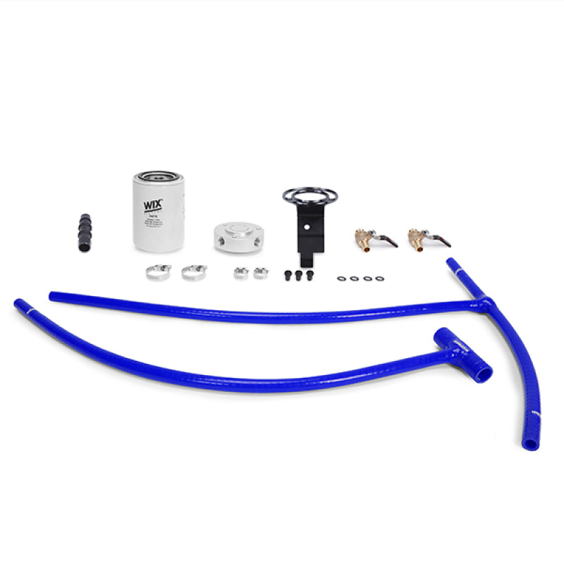 Mishimoto 03-07 Ford 6.0L Powerstroke Kit de filtración de refrigerante - Azul