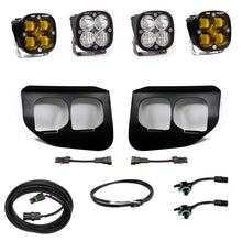 Cargar imagen en el visor de la galería, Baja Designs Ford Super Duty (20-On) Luces antiniebla FPK Ámbar SAE/Pro DC Baja Designs con Upfitter
