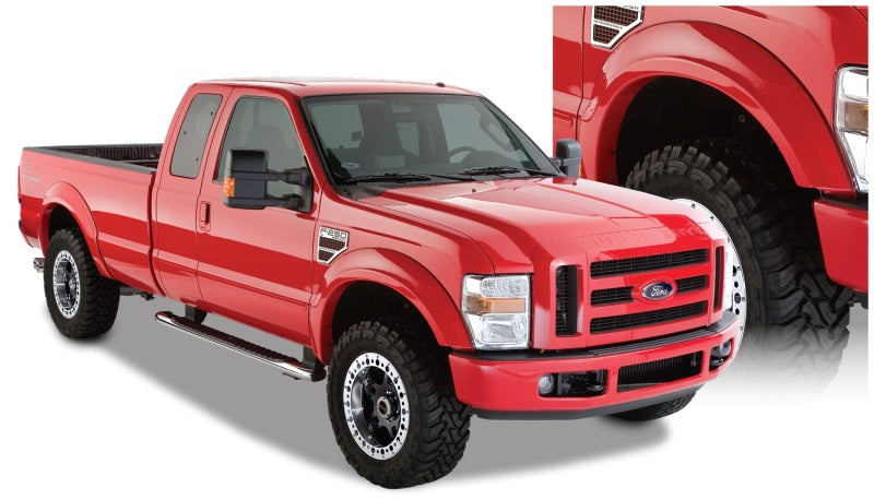 Bushwacker 08-10 Ford F-250 Super Duty Styleside OE Style Flares 4 piezas 81.0/96.0 pulgadas cama - Negro