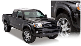 Bushwacker 05-11 Toyota Tacoma Fleetside Pocket Style Flares 4 piezas 73.5 pulgadas cama - Negro