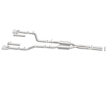 Cargar imagen en el visor de la galería, MagnaFlow Cat-Back, SS, 2.5 pulgadas, cuádruple trasero dividido con punta de 3.5 pulgadas 2015 Dodge Challenger R/T 5.7L
