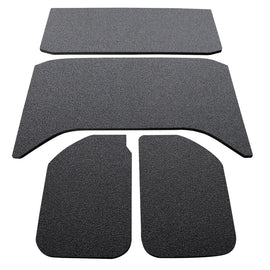 DEI 11-18 Jeep Wrangler JK 4 puertas Boom Mat Headliner - 4 piezas - Negro