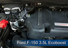 Load image into Gallery viewer, J&amp;L 2011-2024 Ford F-150 2.7L/3.5L/5.0L Passenger Side Oil Separator 3.0 - Clear Anodized