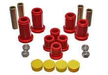 Cargar imagen en el visor de la galería, Energy Suspensión 98-99 Tahoe/Yukon/Denali / 98-95 K5 Blazer 4WD Juego de bujes delanteros C/A rojos
