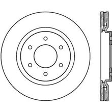 Cargar imagen en el visor de la galería, StopTech Power Slot 08-09 Infiniti QX4/QX56 / 07-09 Nissan Armada Left Front Slotted Cryo Rotor