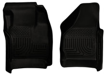 Cargar imagen en el visor de la galería, Husky Liners 08-10 Ford SuperDuty Regular/Super/Crew Cab WeatherBeater Revestimientos de piso negros