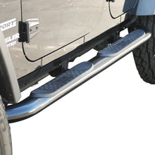 Cargar imagen en el visor de la galería, Westin 2007-2017 Jeep Wrangler Unlimited 4dr Platinum 4 Oval Nerf Step Bars - Black