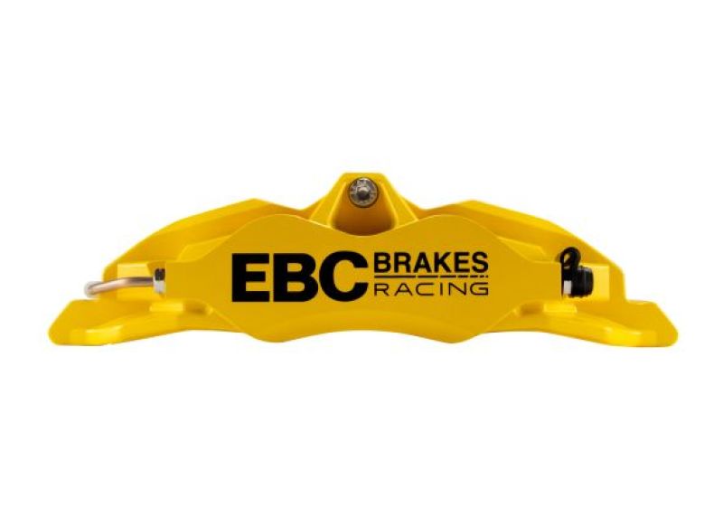 EBC Racing 92-00 BMW M3 (E36) Pinza delantera izquierda Apollo-4 amarilla