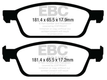 Cargar imagen en el visor de la galería, EBC 2013+ Ford Escape 1.6L/2.0L (Incl 4WD) Greenstuff Front Brake Pads