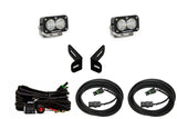 Baja Designs 21+ Ford Bronco Sport Dual S2 Sport WC Kit de doble marcha atrás - Transparente