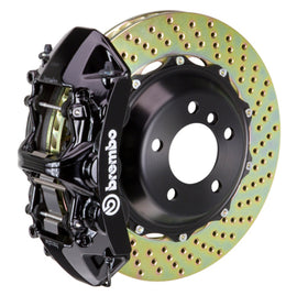 Brembo 00-02 S4/02-05 A4/06-08 A4 Delantero GT BBK 6 Pistones Fundido 355x32 2pc Rotor Perforado-Negro