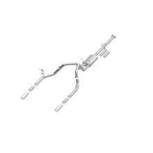 Cargar imagen en el visor de la galería, MagnaFlow Stainless Cat-Back Exhaust 2015 Chevy Silverado 2500HD 6.0L Dual Split Rear Exit 4in