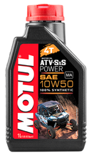 Cargar imagen en el visor de la galería, Motul 1L ATV-SXS POWER 4-Stroke Engine Oil 10W50 4T