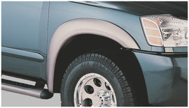 Bushwacker 04-15 Nissan Titan Extend-A-Fender estilo bengalas 2 piezas - negro