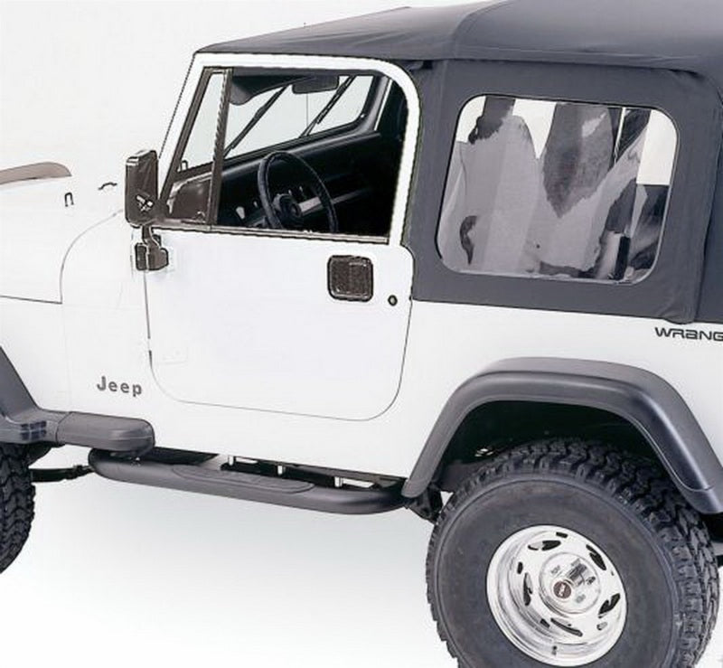 Rampage 86-95 Jeep Wrangler CJ7/YJ Parte superior completa - Diamante negro