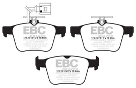 Pastillas de freno traseras EBC 2018 Audi TT Quattro Redstuff