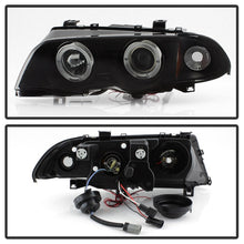 Cargar imagen en el visor de la galería, Spyder 99-01 BMW E46 3 Series 4DR Projector Headlights 1PC LED Halo (PRO-YD-BMWE46-4D-HL-AM-BSM)