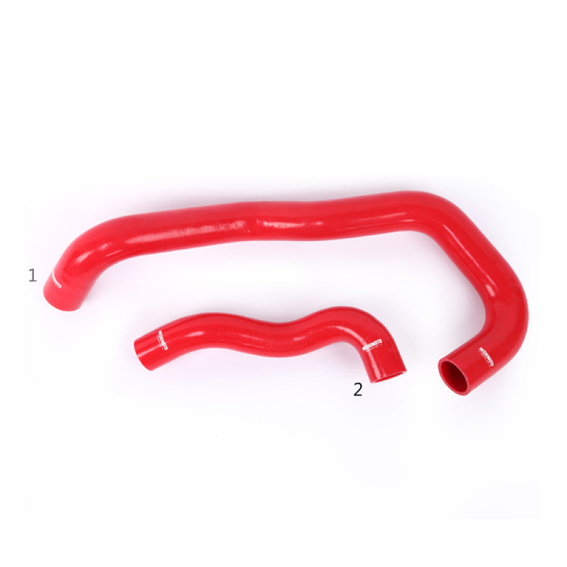 Mishimoto 05-07 Ford 6.0L Powerstroke Kit de manguera de refrigerante (chasis doble I-Beam) (rojo)