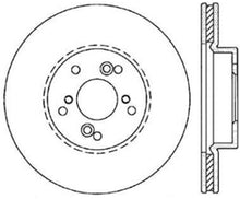 Cargar imagen en el visor de la galería, StopTech Power Slot 99-08 Acura TL (STD Caliber) / 01-03 CL / 04-10 TSX Front Left Slotted Rotor