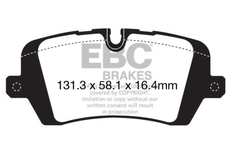 EBC 2020+ Land Rover Defender 90 Pastillas de freno traseras Bluestuff
