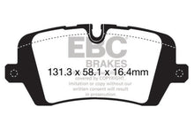 Cargar imagen en el visor de la galería, EBC 2017+ Land Rover Discovery 5 3.0L Supercharged Ultimax2 Rear Brake Pads