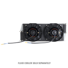 Cargar imagen en el visor de la galería, Mishimoto Universal 17 pulgadas. Cubierta del ventilador del enfriador de aceite de alta resistencia - Negro microarrugado