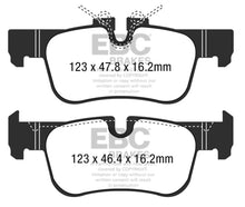 Cargar imagen en el visor de la galería, EBC 2016+ Mini Cooper Clubman (F54) 1.5L Turbo Greenstuff Pastillas de freno traseras