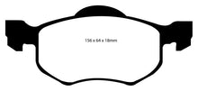 Cargar imagen en el visor de la galería, EBC 00-04 Ford Escape 2.0 Pastillas de freno delanteras Greenstuff