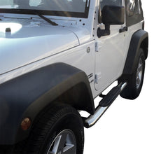Cargar imagen en el visor de la galería, Westin 2007-2017 Jeep Wrangler 2dr PRO TRAXX 4 Oval Nerf Step Bars - SS