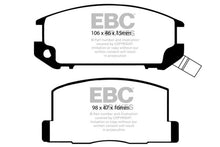 Cargar imagen en el visor de la galería, Pastillas de freno traseras EBC 85-90 Toyota MR2 1.6 Redstuff
