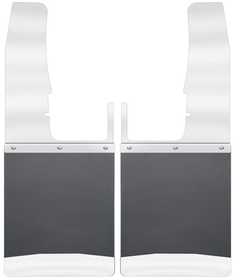 Husky Liners 09-16 Dodge Ram 1500/2500/3500 12in W SS Top Kick Back Front Mud Flaps