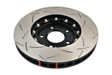 Cargar imagen en el visor de la galería, DBA 03-05 Evo 8/9 Rotor frontal ranurado serie 5000 de 2 piezas ensamblado con sombrero negro