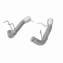 Cargar imagen en el visor de la galería, MagnaFlow 13 Ford Mustang Dual Split Rear Exit Stainless Axle-Back Cat Back Exhaust (Competition)