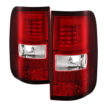 Cargar imagen en el visor de la galería, xTune 04-08 Ford F150 (Not Heritage/SVT) V.3 LED Tail Lights Red Clear (ALT-ON-FF15004G3LB-LBLED-RC)