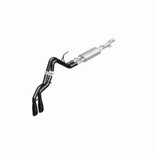 Cargar imagen en el visor de la galería, MagnaFlow SYS Cat-Back 10-14 Ford Raptor 6.2L V8 2.5/3in Black Dual Same Side Exit Rear 3.5 Tips