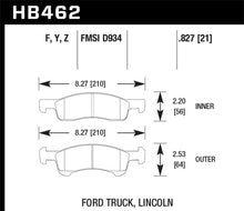 Cargar imagen en el visor de la galería, Hawk 03-06 Ford Expedition / 03-06 Lincoln Navigator LTS Street Front Brake