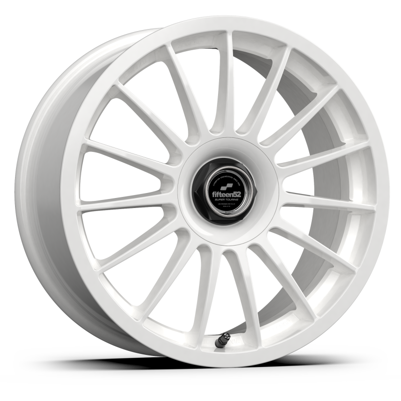 quince52 Podium 17x7.5 4x100/4x108 42mm ET 73.1mm Rueda central Rally blanca