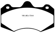 Cargar imagen en el visor de la galería, EBC 05-08 Morgan Aero 8 4.4 Pastillas de freno delanteras Redstuff