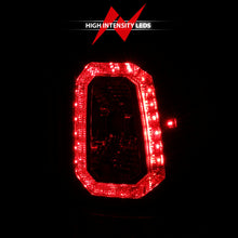 Cargar imagen en el visor de la galería, ANZO 1999-2002 Chevy Silverado 1500 luces traseras LED estilo tablón negro con lente transparente